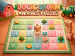 Logħba Logic Storm: Animals Puzzle onlajn