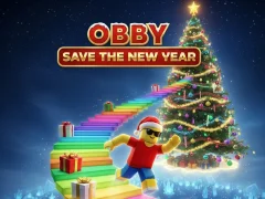 Logħba Obby Save the New Year onlajn