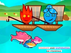 Logħba FireBoy And WaterGirl Go Fishing onlajn