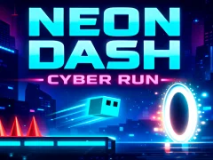 Logħba Neon Dash Cyber Run onlajn