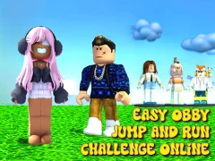 Logħba Easy Obby Jump and Run Challenge Online onlajn