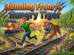 Logħba Running From A Hungry Tiger onlajn