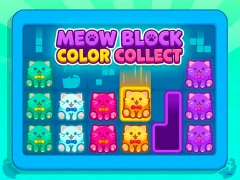 Logħba Meow Block: Color Collect onlajn