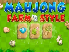 Logħba Mahjong Farm Style onlajn