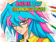 Logħba Anime Boy Coloring Pages onlajn