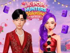 Logħba K-Pop Hunters Valentine Style onlajn