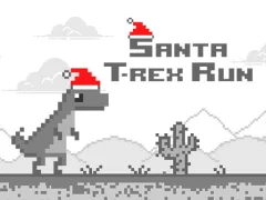 Logħba Santa T-Rex Run onlajn