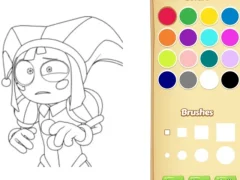 Logħba Pomni Coloring Book For Kids onlajn