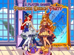 Logħba 2 Player Games Princess Design Party onlajn