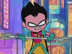 Logħba Teen Titans Go! Hidden Numbers onlajn