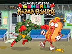 Logħba The Amazing World of Gumball Kebab Fighter onlajn