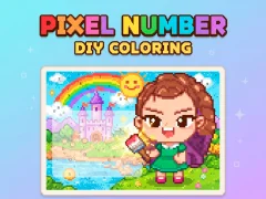 Logħba Pixel Number  DIY Coloring onlajn