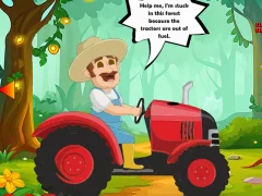 Logħba Fill Fuel In Farmer Tractor onlajn