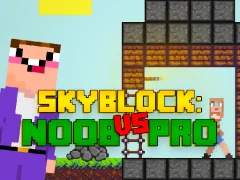 Logħba Noob vs Pro Skyblock onlajn