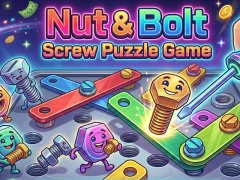 Logħba Nut & Bolt Screw Puzzle Game onlajn