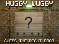 Logħba Huggy Wuggy Guess the right door onlajn