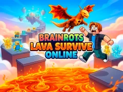 Logħba Brainrots Lava Survive Online onlajn