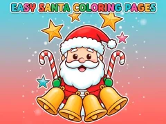 Logħba Easy Santa Coloring Pages onlajn