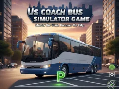 Logħba US Coach Bus Simulator Game onlajn