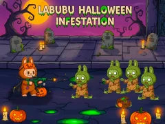 Logħba Labubu Halloween Infestation onlajn