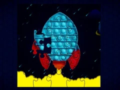 Logħba Pop It Rockets In Space Jigsaw onlajn