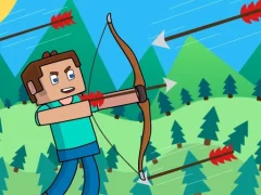Logħba Noob Archer Monster Attack onlajn