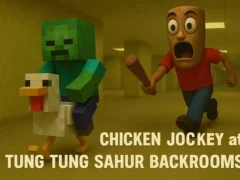 Logħba Chicken Jockey at Tung Tung Sahur Backrooms onlajn