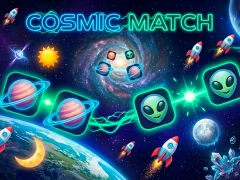 Logħba Cosmic Match onlajn