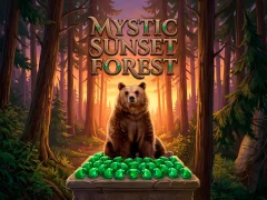 Logħba Mystic sunset forest onlajn