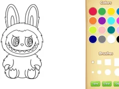 Logħba Labubu Coloring Book onlajn