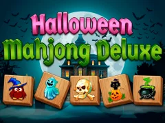 Logħba Halloween Mahjong Deluxe onlajn