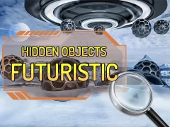 Logħba Hidden Objects Futuristic onlajn