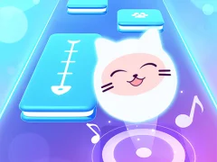Logħba Music Cat! Piano Tiles Game 3D onlajn
