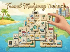 Logħba Travel Mahjong Deluxe onlajn