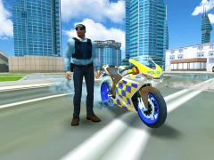Logħba Police Motorbike Traffic Rider onlajn