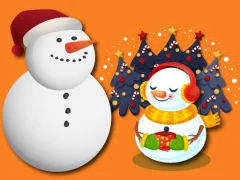 Logħba Gravity Snowman Christmas onlajn