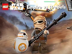 Logħba Lego Star Wars: Empire vs Rrebels 2018 onlajn