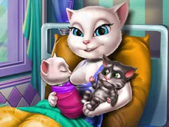Logħba Angela Twins Birth onlajn