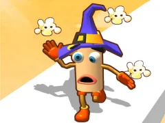 Logħba Popcorn Race 3D onlajn