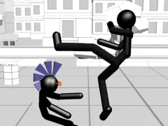 Logħba Stickman Fighting 3d onlajn