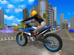 Logħba City Bike Stunt Racing onlajn