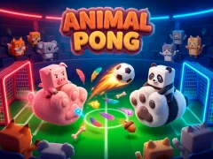 Logħba Animal Paws Pong onlajn