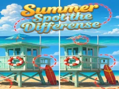 Logħba Summer Spot the Differense onlajn