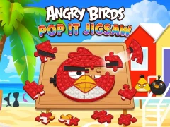 Logħba Angry Birds Pop It Jigsaw onlajn