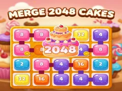 Logħba Merge 2048 cakes onlajn