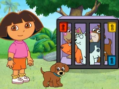 Logħba Dora The explorer Dora's Puppy Adventure onlajn