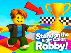 Logħba Stand on the Right Color, Robby! onlajn