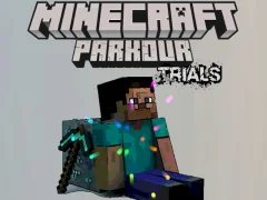 Logħba Minecraft Parkour Trials onlajn
