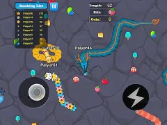 Logħba Greedy Snake Multiplayer Duel onlajn