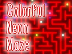Logħba Colorful Neon Maze onlajn